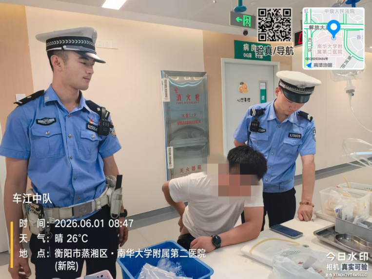 争分夺秒!衡南公安交管跨区“警”急救援