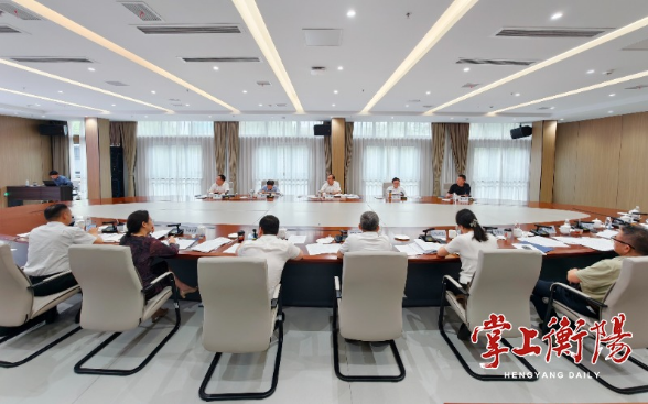 链长到一线丨朱健主持召开衡阳智能衡器计量产业园项目建设专题调度会