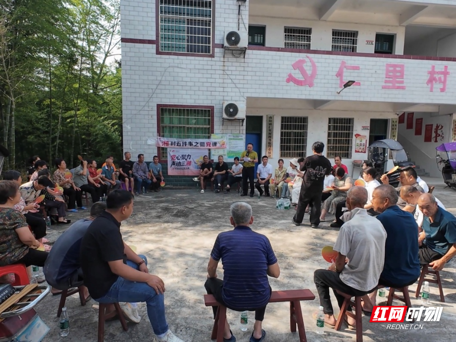 耒阳市南阳镇仁里村：党群阵地聚合力 屋场党课润民心
