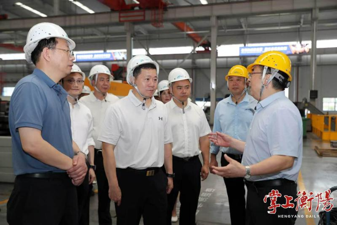 刘中杰赴雁峰区、高新区开展“企业服务年”行动专题调研