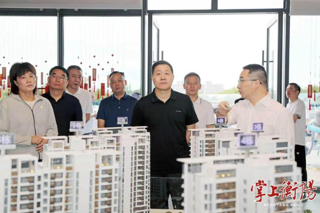 刘中杰赴石鼓区调研华侨城来雁新城项目