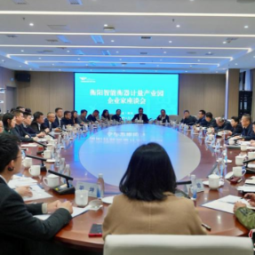 衡阳召开智能衡器计量产业园企业家座谈会 白清元陈飞出席