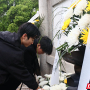 衡阳师范学院清明祭扫革命先烈 以抗战精神铸魂育人