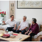 朱健开展“七一”走访慰问