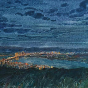 衡山一青年画家作品入选国展