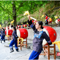 百鼓齐鸣迎客来 湘西非遗民俗展示展演在吉首举办