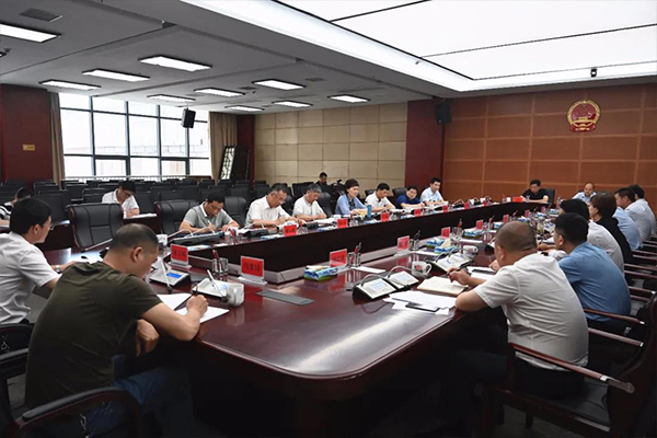 6月9日，省委常委、省委统战部部长黄兰香一行赴湘潭督导防汛工作。