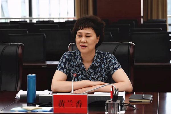 6月9日，省委常委、省委统战部部长黄兰香一行赴湘潭督导防汛工作。