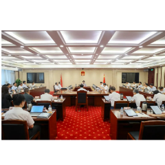 省十四届人大常委会举行第五十五次主任会议 决定省十四届人大常委会第十七次会议7月28日至31日在长沙举行
