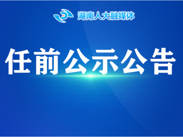 任前公示