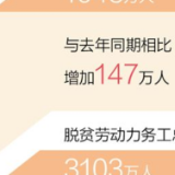脱贫劳动力务工总量达3103万人（新数据 新看点）