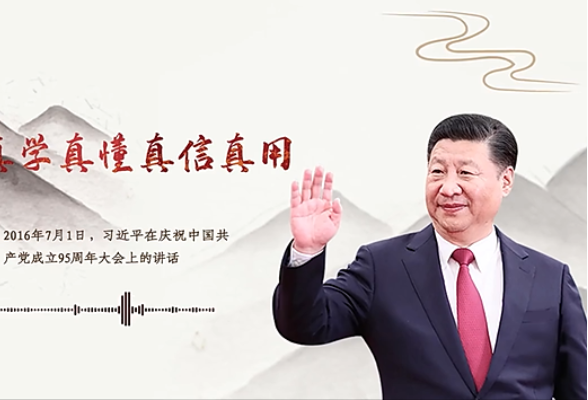 【每日一习话】做到真学真懂真信真用