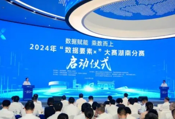 2024年“数据要素×”大赛湖南分赛启动 王一鸥周海兵出席启动仪式