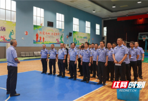 湖南省新开铺强戒所开展警务技能训练