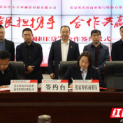 “银担携手 合作共赢”——“湘担E贷”批量担保业务全面推开
