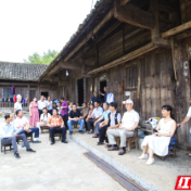 张家界市炎黄文化研究会开展“绿色南滩·红色沃土”主题党日暨文旅研学活动