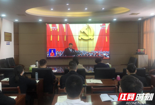 慈利县委组织部开展党的二十大报告学习活动