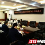 张家界市人民政府与湖南万绿集团等公司座谈会召开