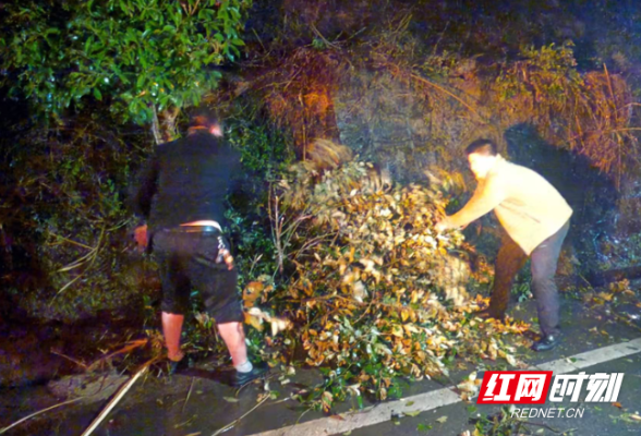 桑植县马合口白族乡：暴风骤雨何所惧 干群齐心保平安