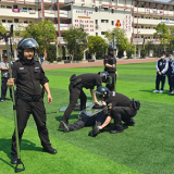 武陵源一中开展防恐防暴应急演练活动