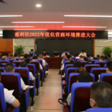 慈利县2022年优化营商环境推进大会召开