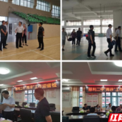 省教育督导“两评”专家组到慈利二中检查指导工作