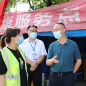 朱法栋调研疫情防控工作