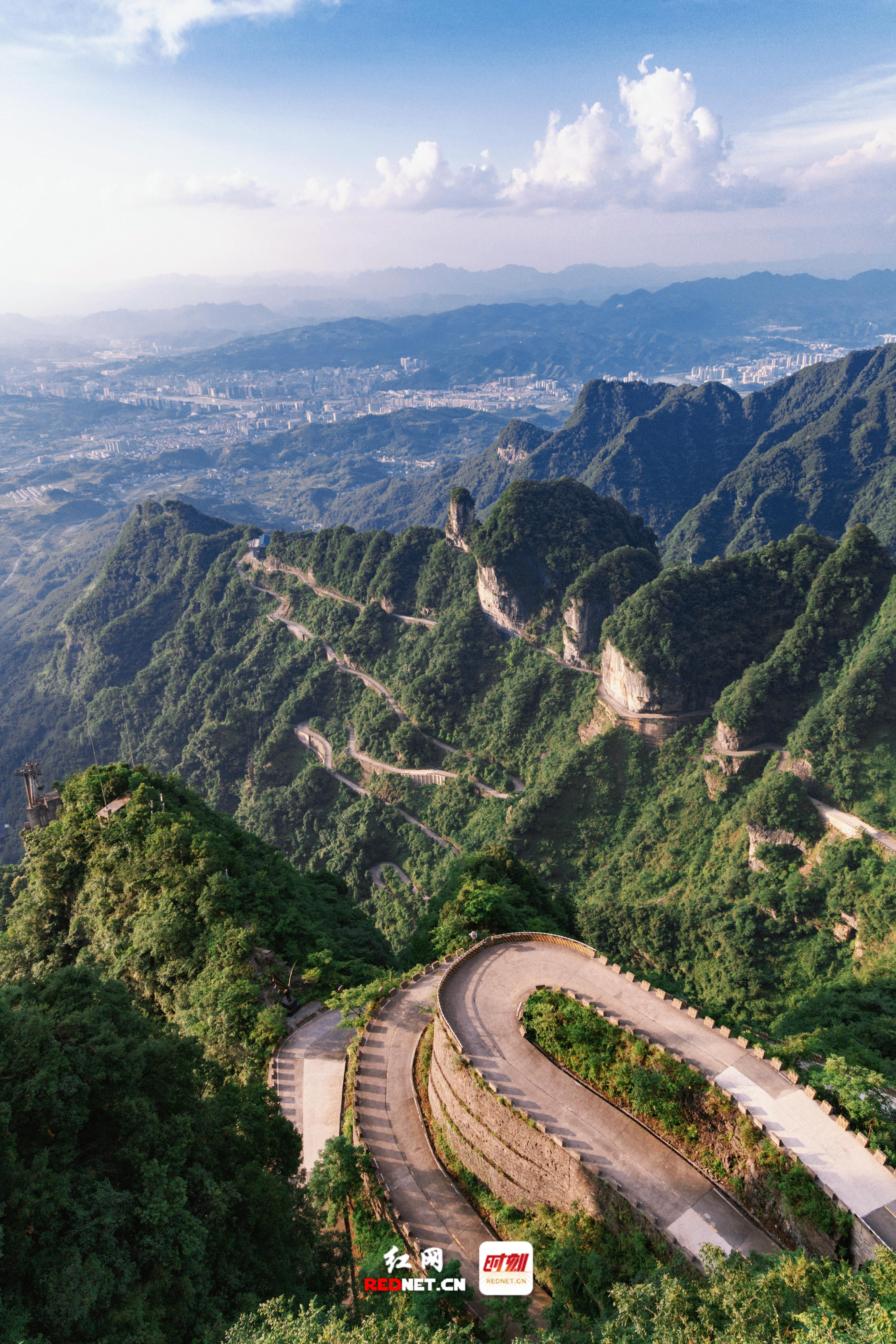 天门山远景图片图片