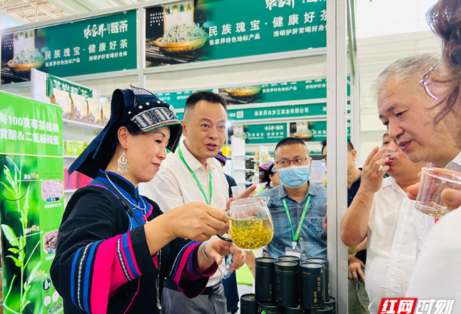 张家界莓茶香飘中国茶博会