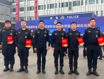 首届湖南省公安特巡警职业技能竞赛中，永定特警荣获三等奖！
