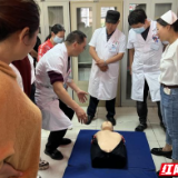 永定区西溪坪街道社区卫生服务中心开展心肺复苏术培训