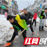 慈利县龙潭河镇：扫雪除冰暖人心，志愿服务显担当