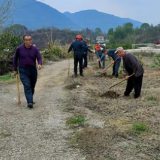 慈利县杨柳铺乡向峪村：阳春三月学雷锋 植树增绿正当时