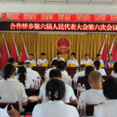 永定区合作桥乡第六届人民代表大会第六次会议胜利召开