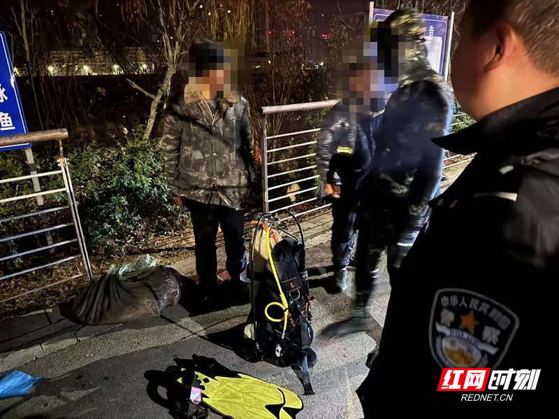 【冬季行动】“渔网”触“法网”，3人被拘！永定公安破获一起非法捕捞案