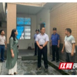 胡丕宇检查指导师德师风和校园安全综合整治工作