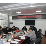 古丈：曾传文深入高峰、岩头寨镇开展人大工作现场调研