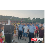 龙山公安开展广场噪音治理工作