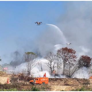 2025年湖南省森林灭火军地联合演练在永州举行