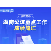 一图读懂丨履职答卷：湖南公证重点工作成绩简汇