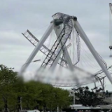福建在建中的全省最高摩天轮倒塌，伤亡不明