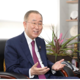 专访：中国为实现联合国理想作出巨大贡献——访联合国前秘书长潘基文