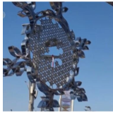 “银丝带”与“大雪花”翩翩起舞 冬奥火炬台将成为永久性雕塑