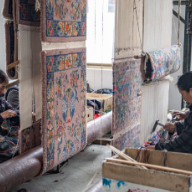 西藏日喀则：历史悠久的卡垫织造技艺