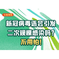 长图丨新冠病毒还会引发二次规模感染吗？不用怕！