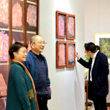 桃源花开·漆跃辉中国画作品展在长沙开幕