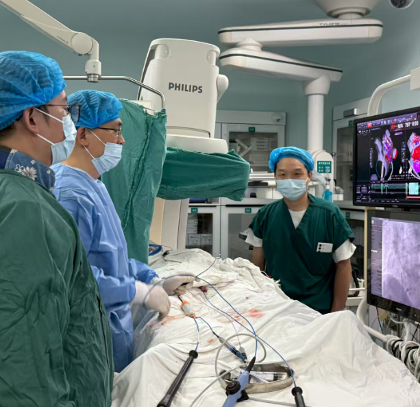 湖南完成首例VARIPULSE脉冲消融导管指导下房颤消融手术