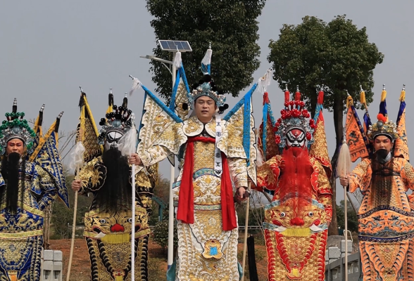 各地文旅局长花式“开卷”，祁东文旅局长化身岳飞出战！