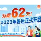 新华全媒+丨为期62天！2023年暑运正式开启