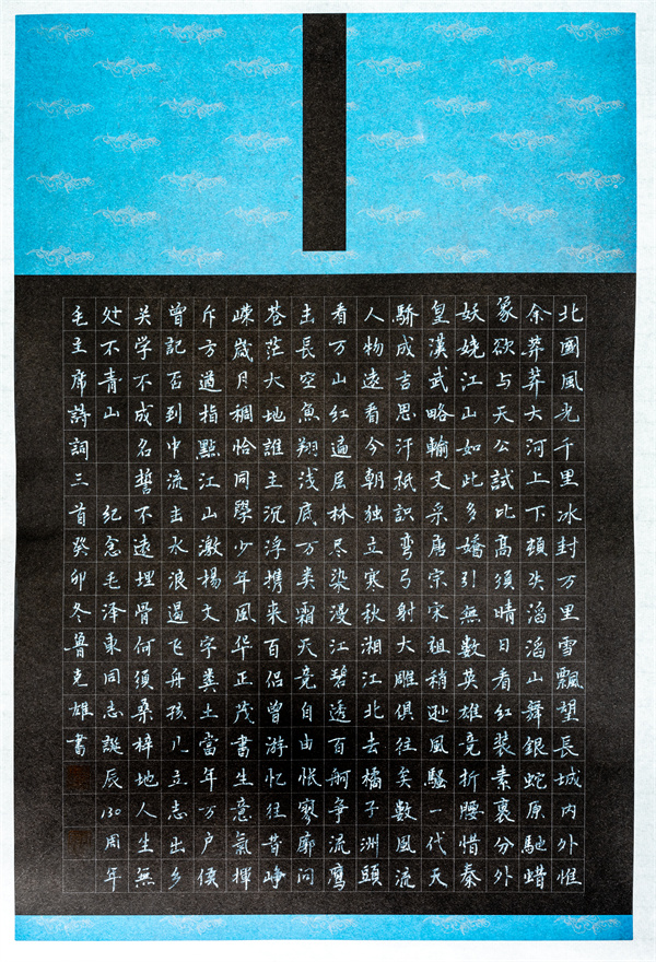 24.毛泽东诗词 硬笔楷书 28x42cm 鲁克雄.jpg